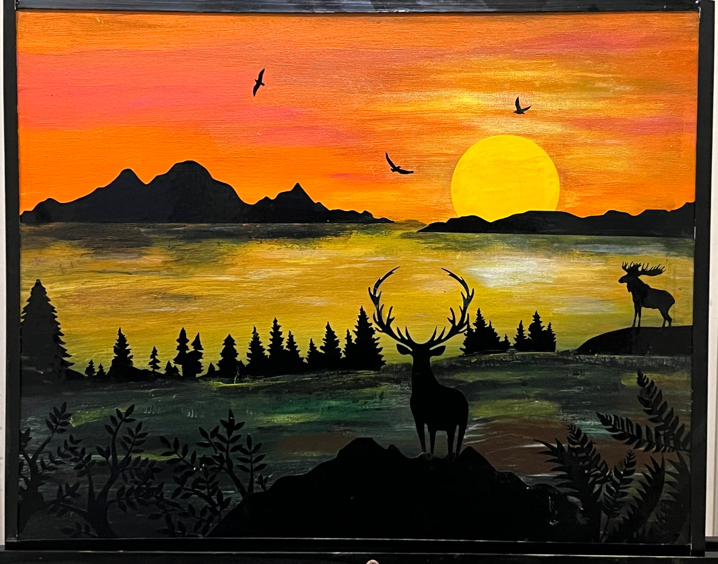 Elk Sunset